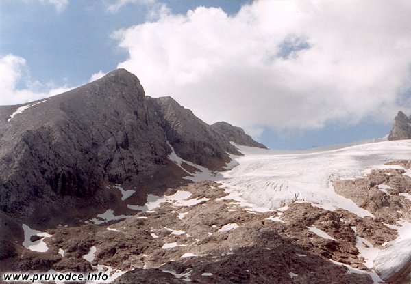 Hallstattský ledovec, Hoher Gjaidstein, Kleiner Gjaidstein