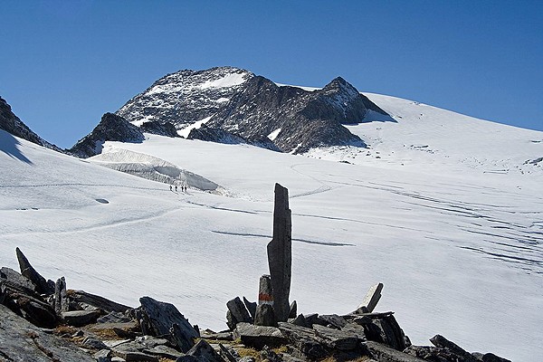 Ankogel a ledovec Kleinlendkees