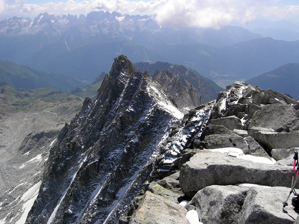 Brenata z vrcholu Cima Presanella