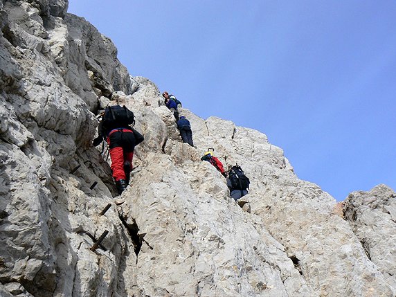 Vstup na Dachstein