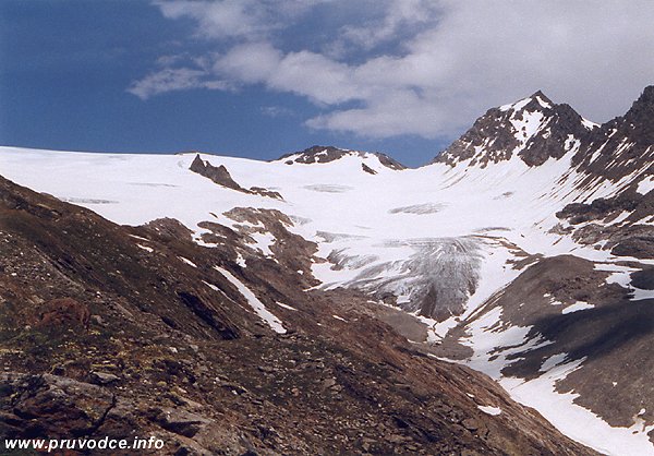 Weiss Spitze, Wallhorn Trl a ledovec Zettalunitz Kees