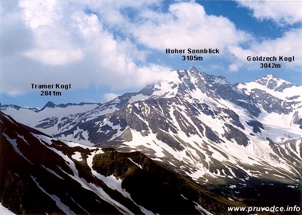 Hoher Sonnblick, Tramer Kogl a Goldzech Kogl