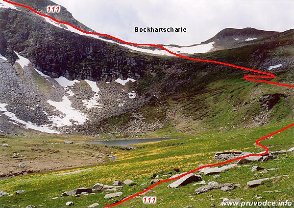 Bockhartscharte od Oberer Bockhartsee