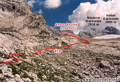 Adamekhtte, Niederer Dachstein, Hoher Dachstein