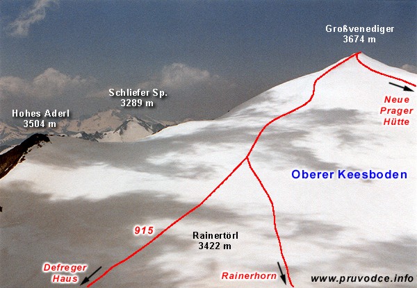 Rainertrl, Grossvenediger, Schliefer Spitze a Hohes Aderl