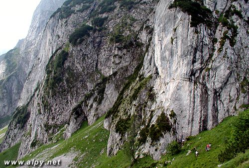 Zatek zajitn cesty Donnerkogel klettersteig