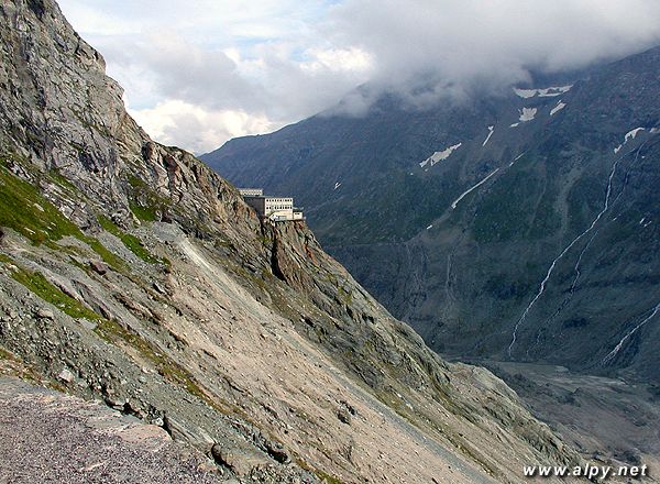 Gamsgrubenweg, pohled zpt na Kaiser Franz Josef Hhe